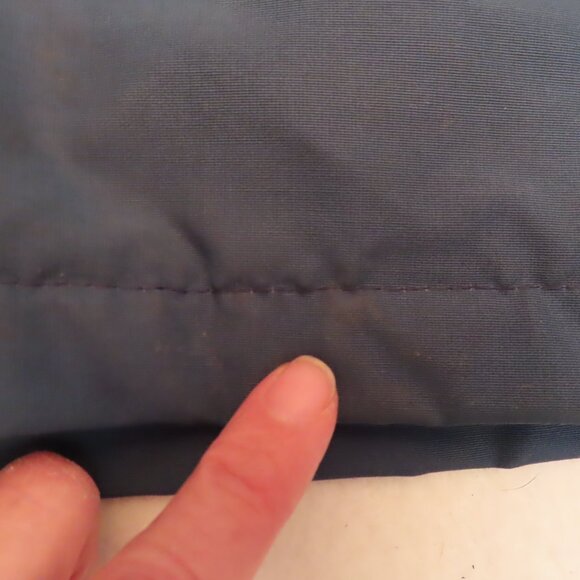 Vintage Woolrich Womens Plaid Wool Lined Barn Parka Jacket Blue Ski Chore XL USA - Picture 13 of 16